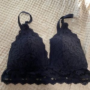 Lace nursing bra